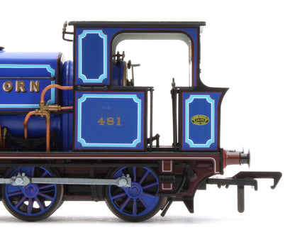 960010 Manning Wardle L Class 'What If' ‘Hawthorn’ No. 481 Bluebell Railway Blue 0-6-0ST Steam Tank Locomotive