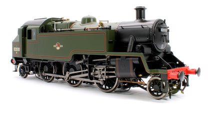 British Railways Standard 3MT 2-6-2T Lined Green Late Crest 82030 - Steam Tank Locomotive - DCC Sound