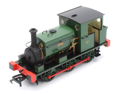 960502 Manning Wardle L Class 'Arthur' in Plain Green 0-6-0ST Steam Tank Locomotive - DCC Sound