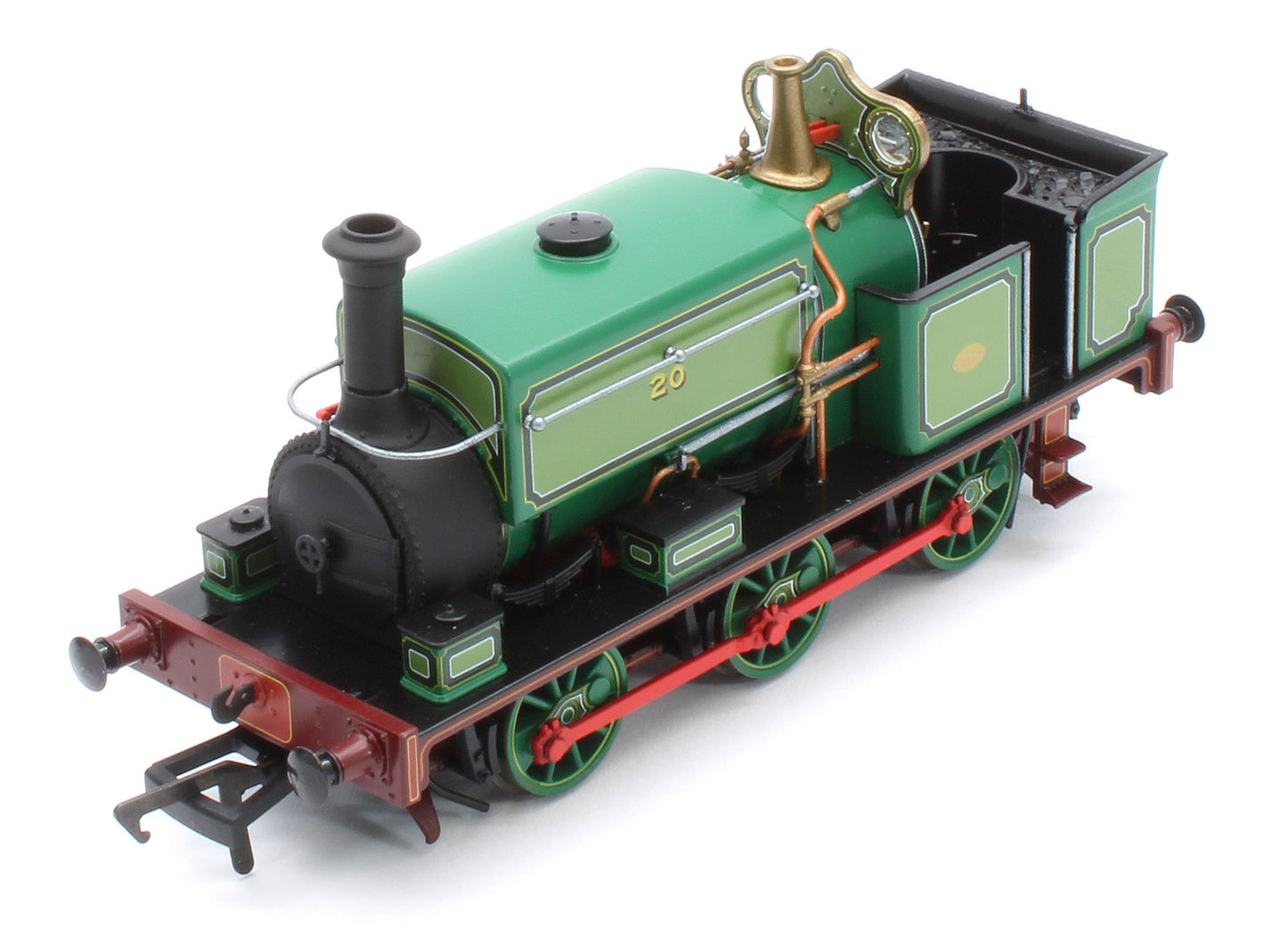 960005 Manning Wardle L Class 'Logan and Hemmingway' No.20 in Lined Green 0-6-0ST Steam Tank Locomotive