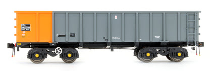 Pre-Owned PTA/JTA+JUA Bogie Tippler Wagon Pack BSC Grey / Orange (Inner)
