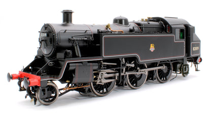 British Railways Standard 3MT 2-6-2T Lined Black Early Crest 82019 - Steam Tank Locomotive