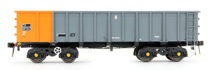 Pre-Owned PTA/JTA+JUA Bogie Tippler Wagon Pack BSC Grey / Orange (Inner)