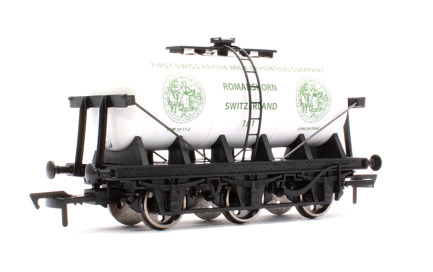 Pre-Owned 6 Wheel 20T No.101 Tank Wagon 'First Swiss Alpine Milk Exporting Company' (Limited Edition for Burnham & District MRC)