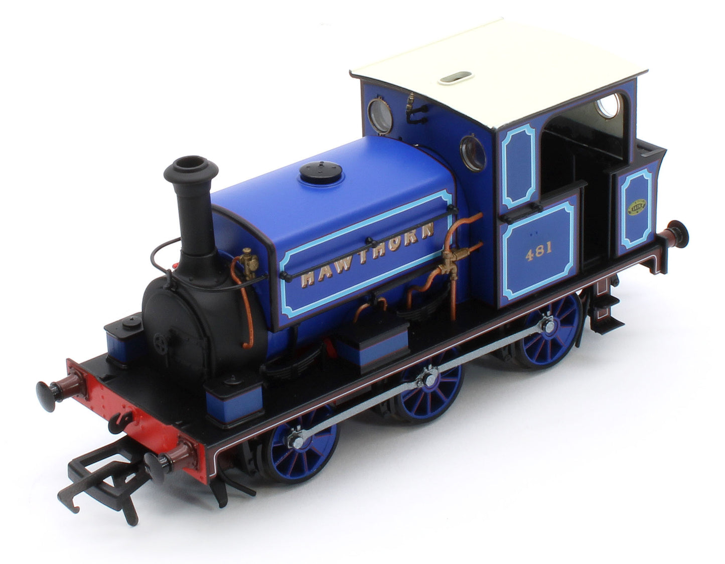 960010 Manning Wardle L Class 'What If' ‘Hawthorn’ No. 481 Bluebell Railway Blue 0-6-0ST Steam Tank Locomotive