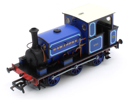 960510 Manning Wardle L Class 'What If' ‘Hawthorn’ No. 481 Bluebell Railway Blue 0-6-0ST Steam Tank Locomotive - DCC Sound