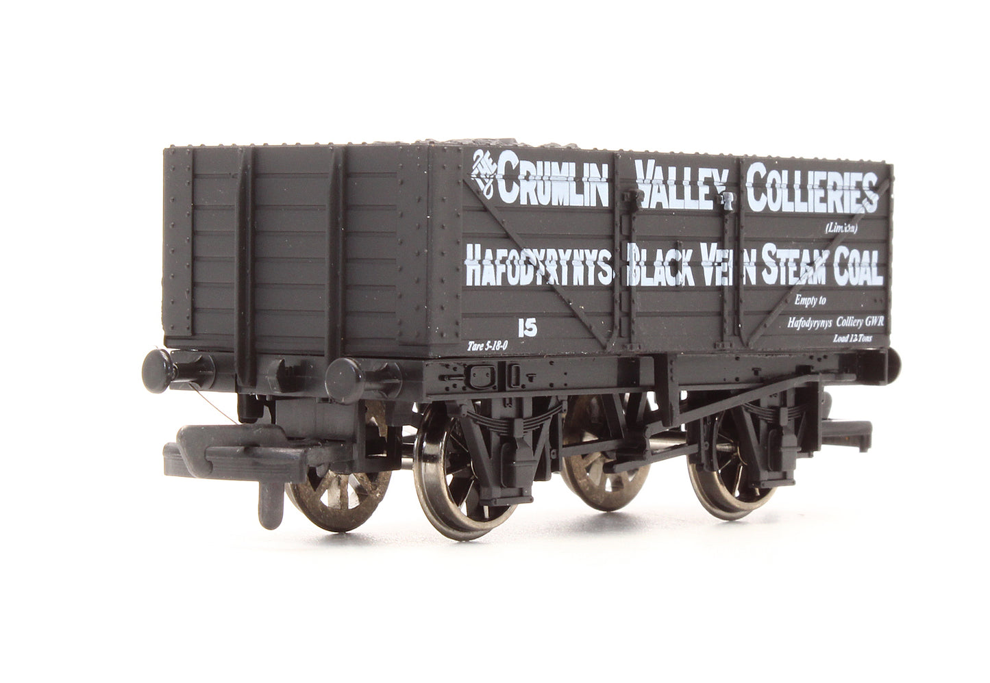 Pre-Owned 'Crumlin Valley Collieries' 7 Plank Wagon No.15 - Limited Edition