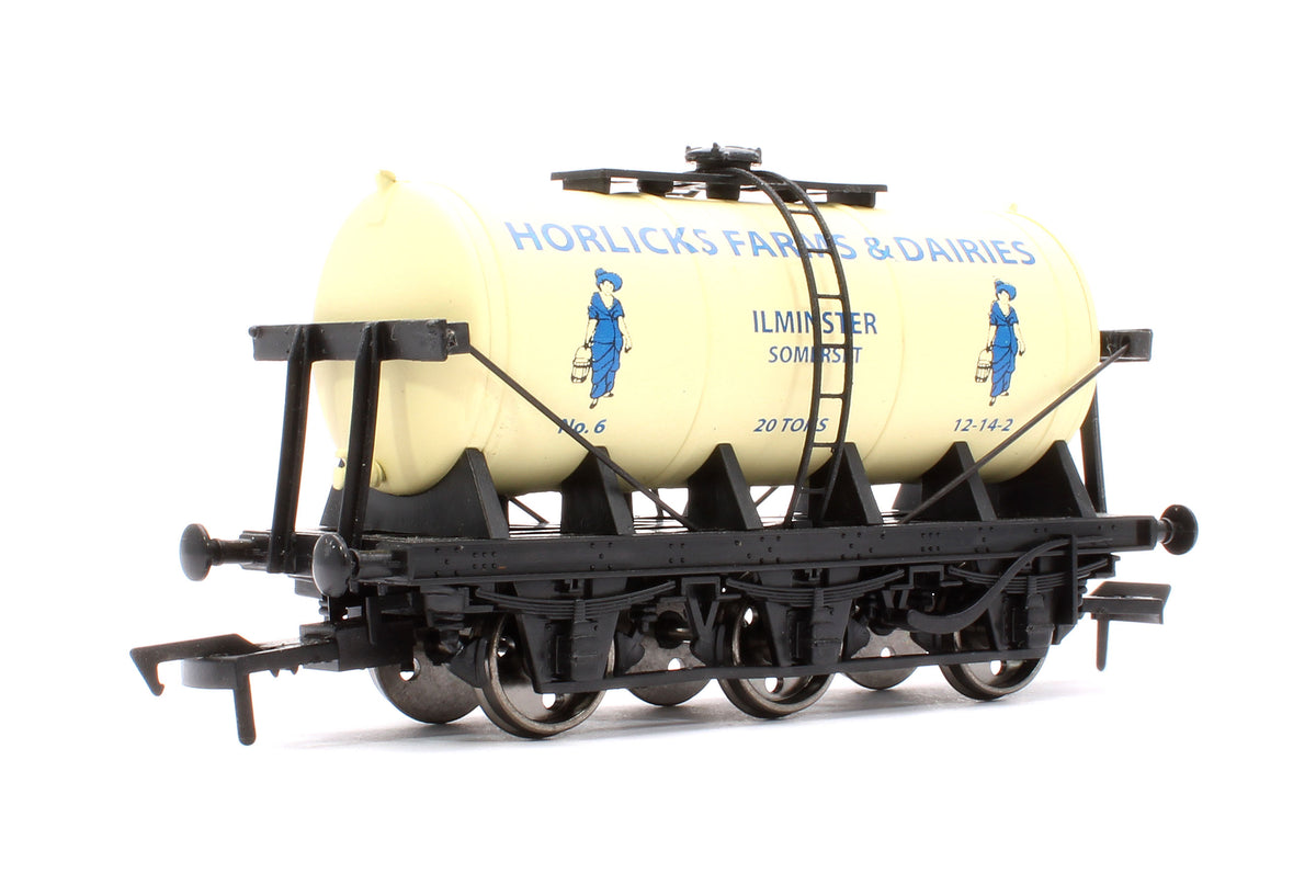 HFD Pre-Owned 6 Wheel 20T No.6 Tank Wagon 'Horlicks Farms & Dairies' (Limited Edition for Burnham & District MRC