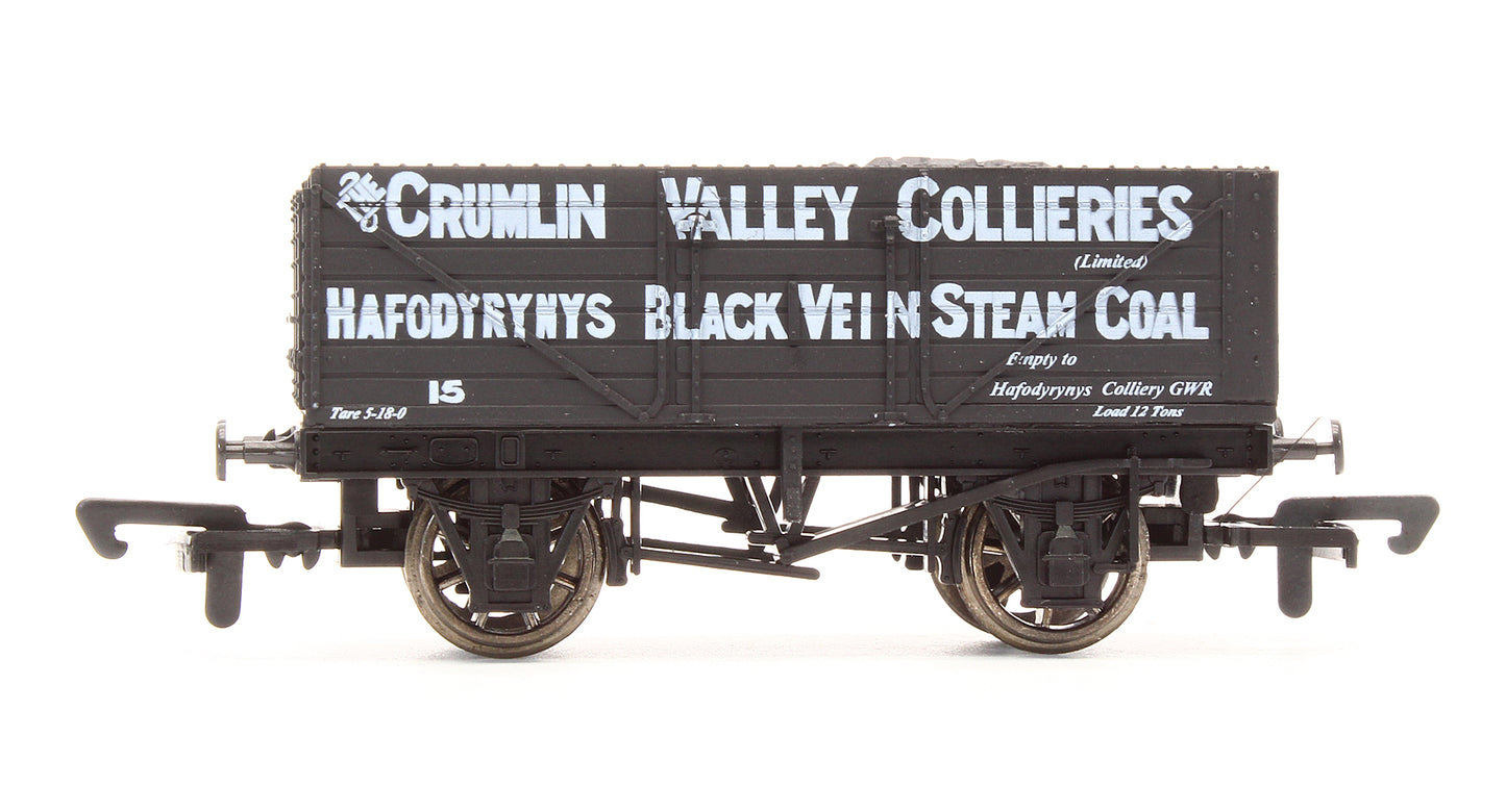 Pre-Owned 'Crumlin Valley Collieries' 7 Plank Wagon No.15 - Limited Edition