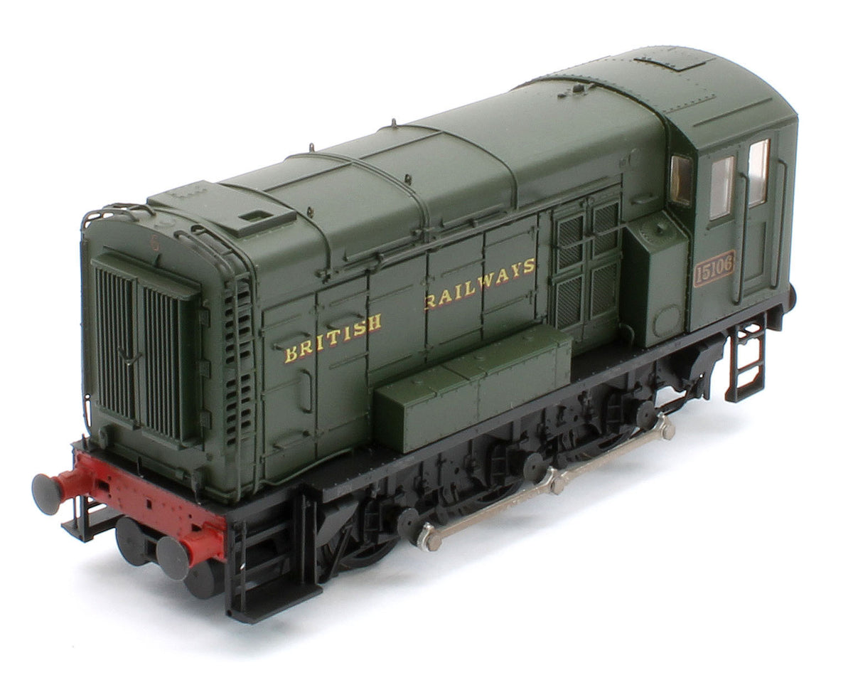 MR-507 Class 11 Shunter BR Green (WR Style Lettering) 15106 Diesel Locomotive - Weathered