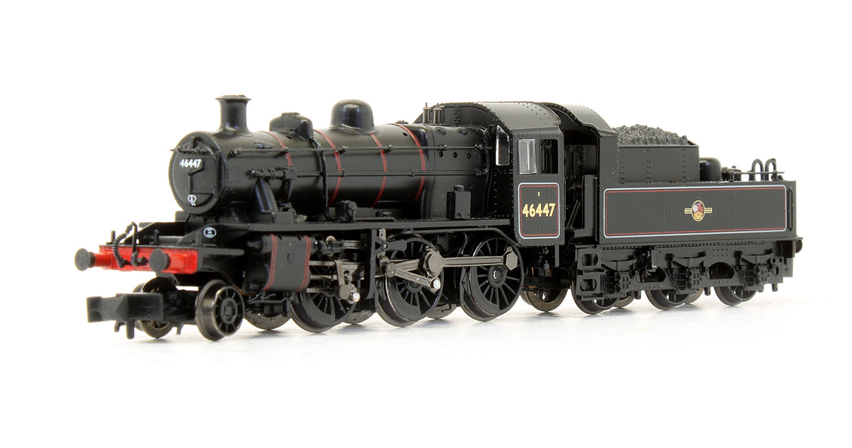 Pre-Owned LMS Ivatt 2MT Class '46447' BR Lined Black Late Crest Steam Locomotive