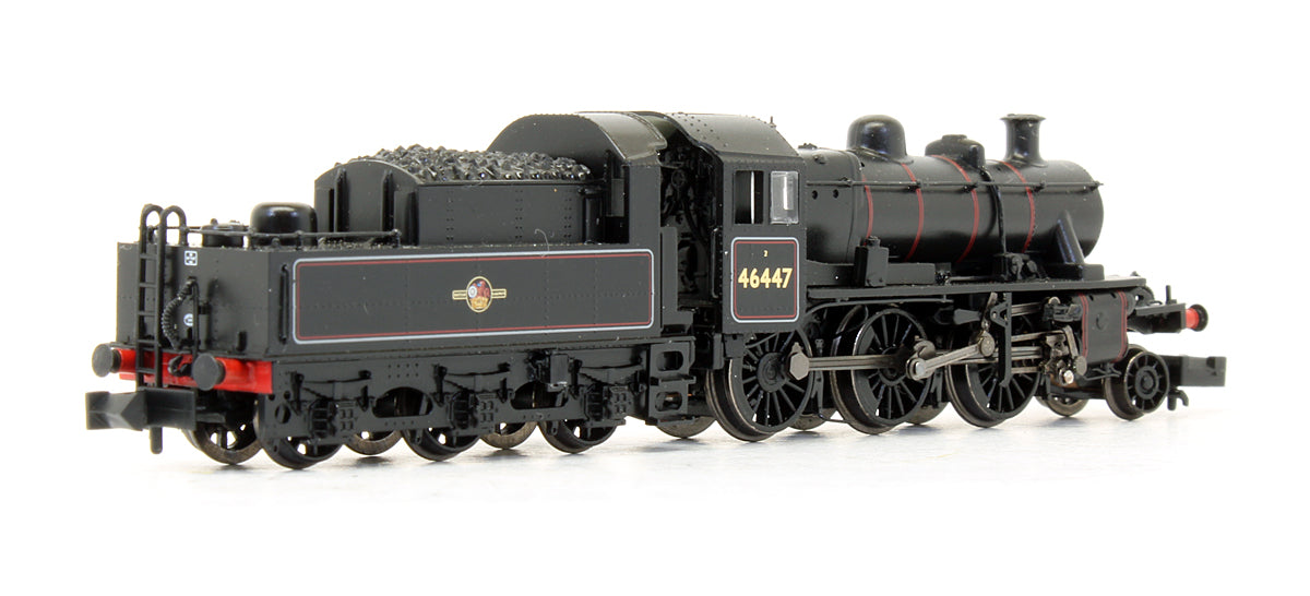 Pre-Owned LMS Ivatt 2MT Class '46447' BR Lined Black Late Crest Steam Locomotive