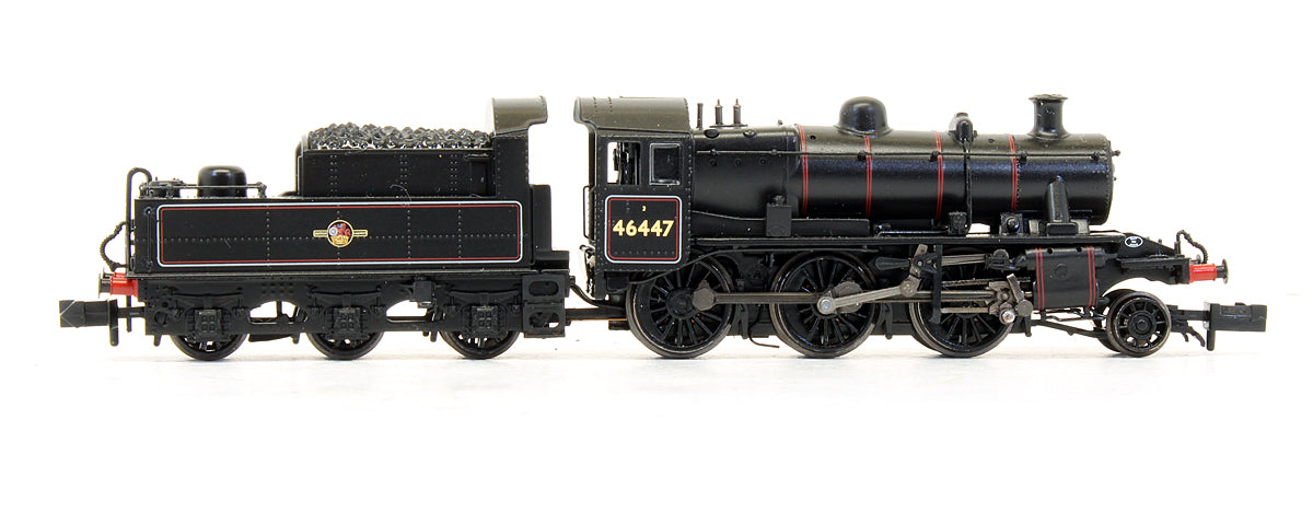 Pre-Owned LMS Ivatt 2MT Class '46447' BR Lined Black Late Crest Steam Locomotive