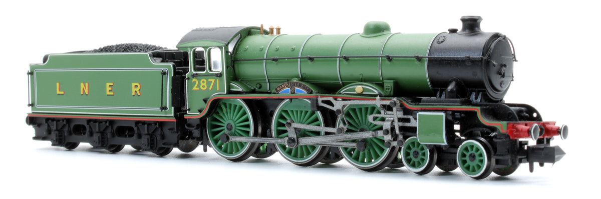 2S-020-003 Pre-Owned LNER Apple Green 4-6-0 B17 'Manchester City' 2871 Steam Locomotive
