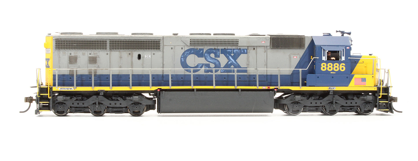 Pre-Owned SD45-2 Diesel Locomotive CSX - Road #8886 - Custom Weathered