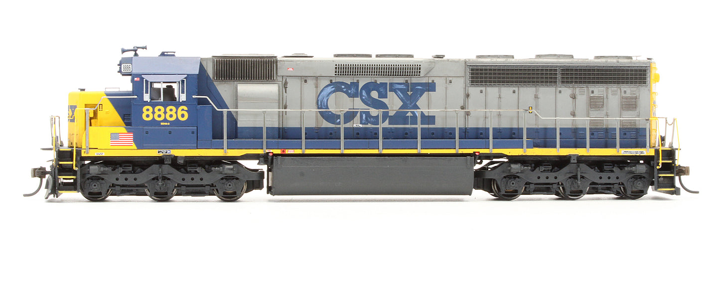 Pre-Owned SD45-2 Diesel Locomotive CSX - Road #8886 - Custom Weathered
