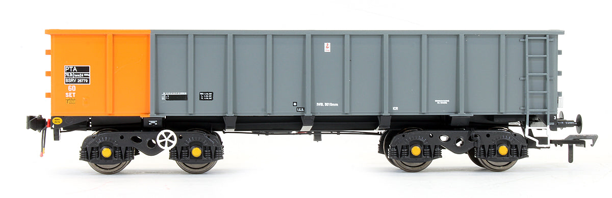Pre-Owned ACC2100-BSC PTA/JTA+JUA Bogie Tippler Pack - British Steel Grey & Orange (Inner + Outer)
