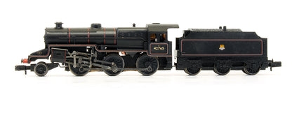 Pre-Owned 372-227 Crab '42765' BR Lined Black Early Emblem Steam Locomotive