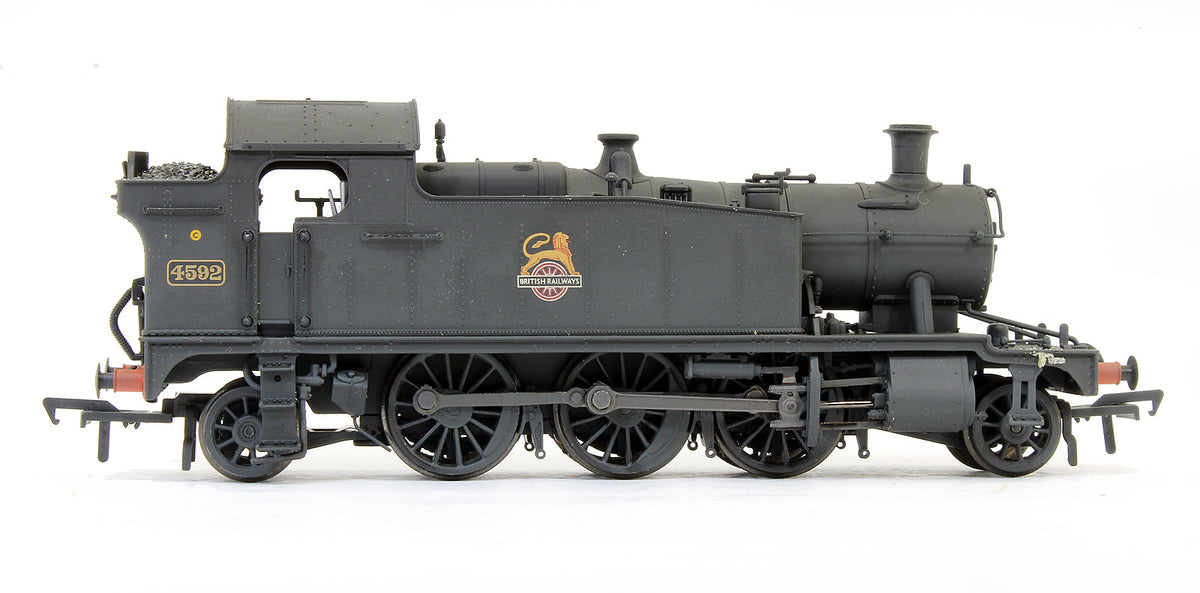 Pre-Owned 32-137A Class 4575 Prairie Tank 4592 BR Black Steam Locomotive (Weathered) - DCC Fitted