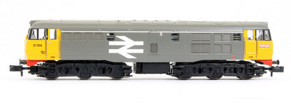 Pre-Owned Class 31/1 (Refurbished) 31154 BR Railfreight Grey Large Logo Diesel Locomotive - DCC Sound