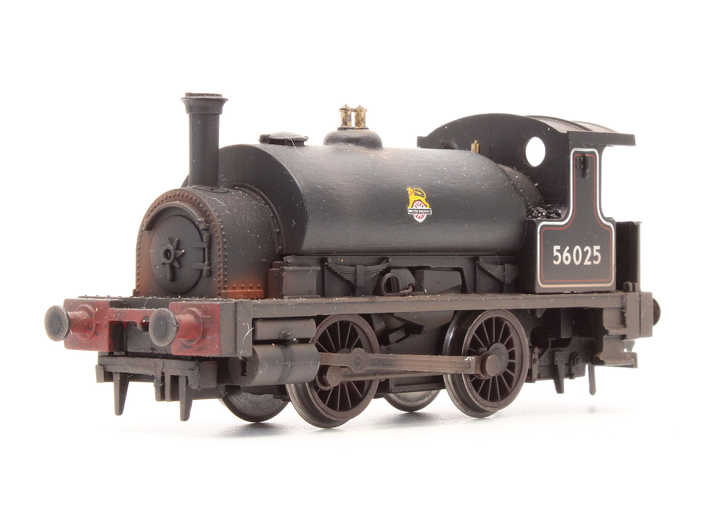 Pre-Owned R3064 RailRoad BR Black 0-4-0 'Smokey Joe' No.56025 Steam Locomotive - DCC Fitted - Custom Weathered