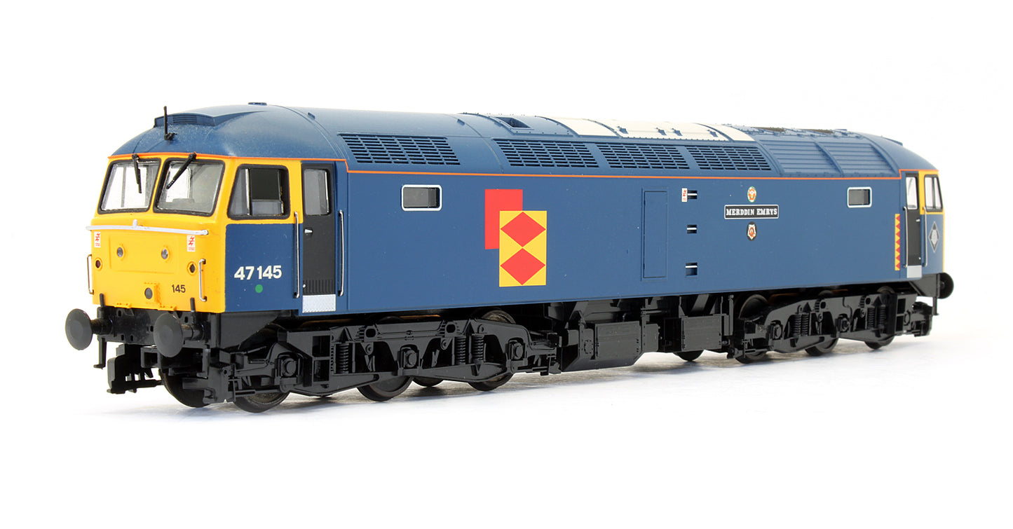 Pre-Owned Class 47145 Tinsley Blue 'Merddin Emrys' Diesel Locomotive