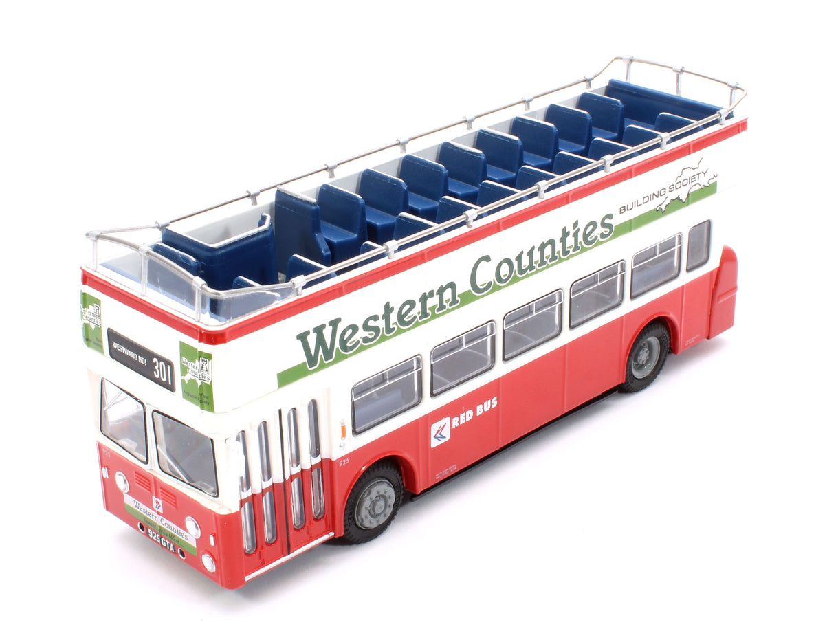 Pre-Owned Leyland Atlantean Open Top Red Bus NBC 925 925GTA