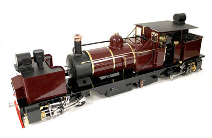 Class D 0-4-0 'Darjeeling Garratt' Fairlie Engine Maroon (Radio Control, Insulated Wheels) Steam Locomotive