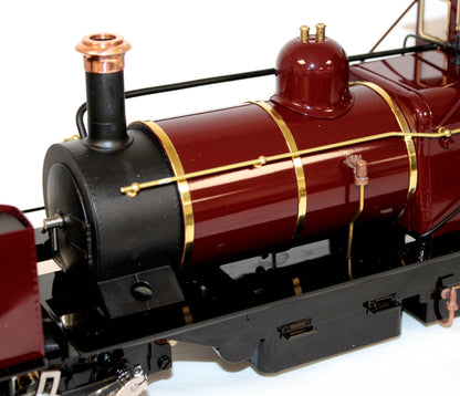 Class D 0-4-0 'Darjeeling Garratt' Fairlie Engine Maroon (Radio Control, Insulated Wheels) Steam Locomotive