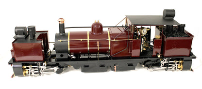 Class D 0-4-0 'Darjeeling Garratt' Fairlie Engine Maroon (Radio Control, Insulated Wheels) Steam Locomotive