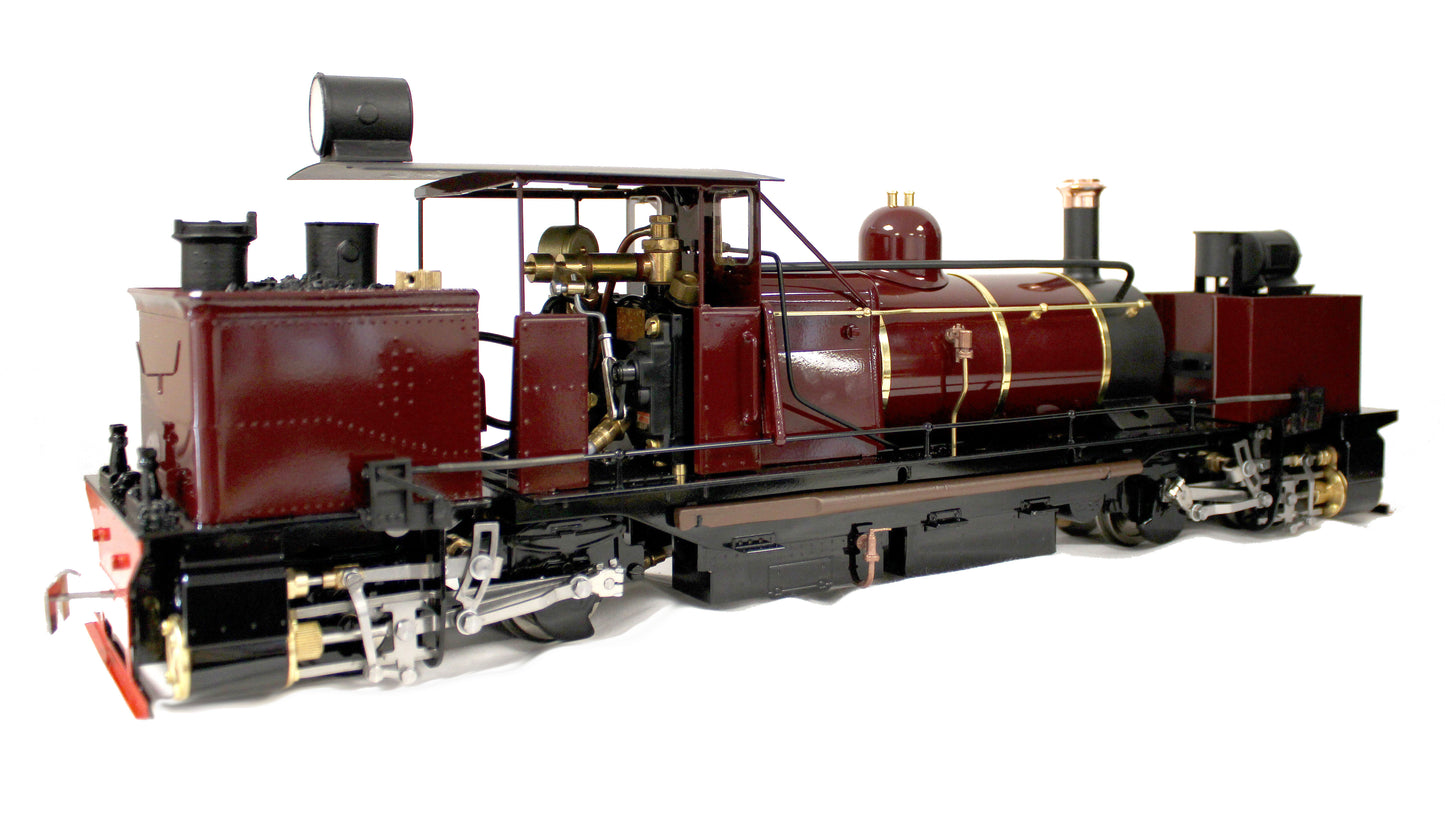 Class D 0-4-0 'Darjeeling Garratt' Fairlie Engine Maroon (Radio Control, Insulated Wheels) Steam Locomotive