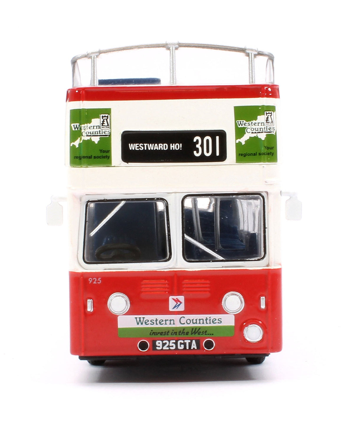 Pre-Owned Leyland Atlantean Open Top Red Bus NBC 925 925GTA