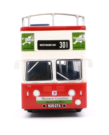 Pre-Owned Leyland Atlantean Open Top Red Bus NBC 925 925GTA