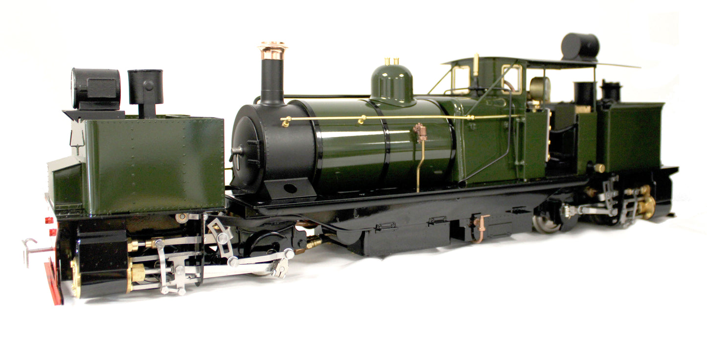 Class D 0-4-0 'Darjeeling Garratt' Deep Bronze Green (Radio Control, Insulated Wheels) Steam Locomotive