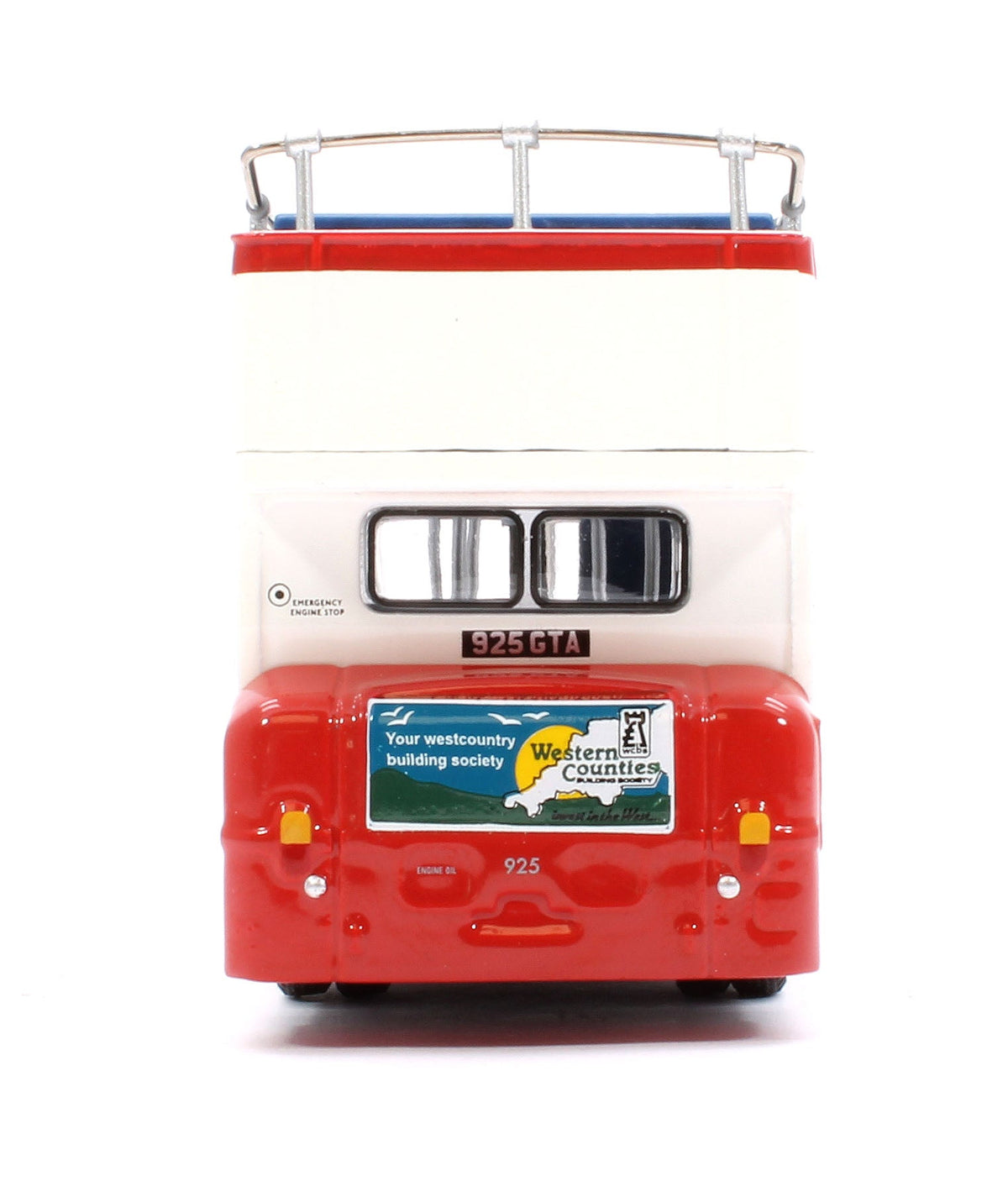 Pre-Owned Leyland Atlantean Open Top Red Bus NBC 925 925GTA