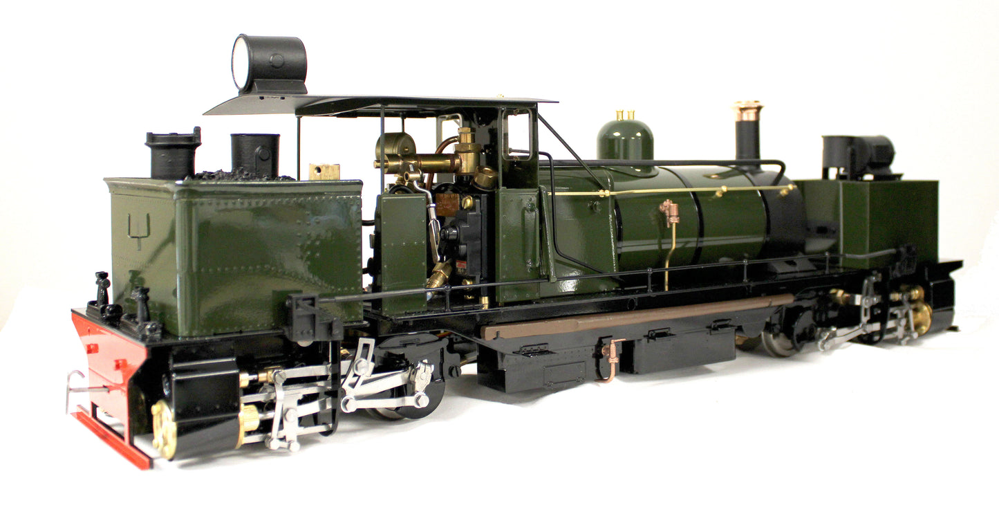 Class D 0-4-0 'Darjeeling Garratt' Deep Bronze Green (Radio Control, Insulated Wheels) Steam Locomotive