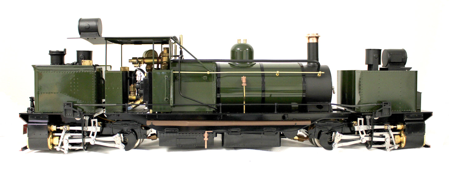 Class D 0-4-0 'Darjeeling Garratt' Deep Bronze Green (Radio Control, Insulated Wheels) Steam Locomotive