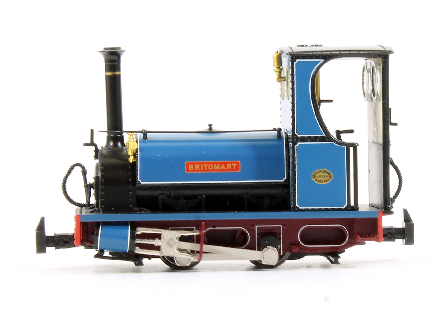 Quarry Hunslet 0-4-0 'Britomart' in Pen-yr-Orsedd Quarry Blue livery