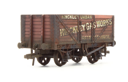 Pre-Owned 8 Plank End Door wagon 'Hinckley Gas Work' - Custom Weathered