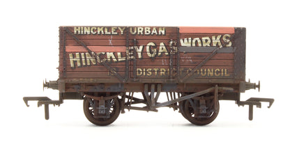 Pre-Owned 8 Plank End Door wagon 'Hinckley Gas Work' - Custom Weathered