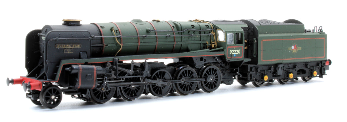 Pre-Owned ND-090 BR 2-10-0 9F Late Crest Double Chimney 92220 'Evening Star' Steam Locomotive - DCC Fitted