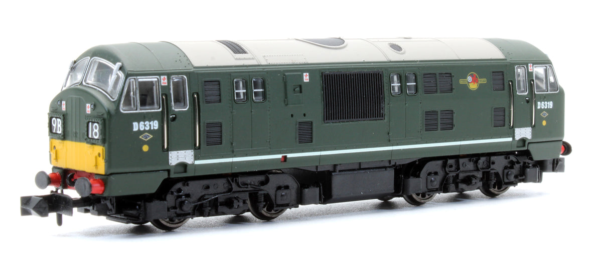 Pre-Owned Class 22 D6319 BR Green With Small Yellow Warning Panel Diesel Locomotive