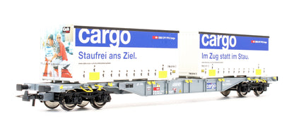 Pre-Owned 77341 Sgnns Cargo Bogie Wagon 31 85 455 2 311-6