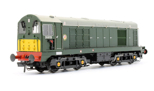 Pre-Owned 32-040DS Class 20 D8113 BR Green With Discs/Tablet Catcher Diesel Locomotive - DCC Ready