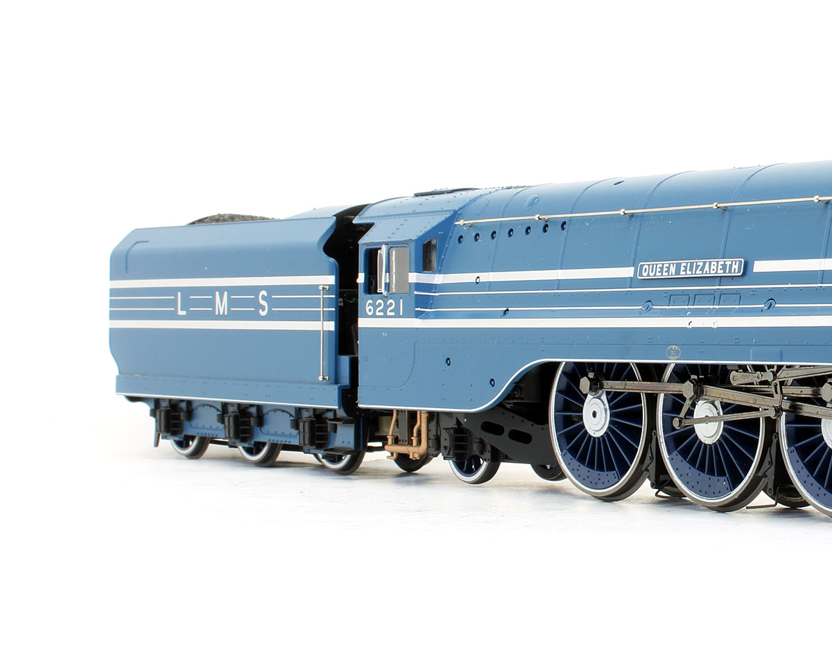 Pre-Owned LMS Streamlined Princess Coronation Class 'Queen Elizabeth' No.6221 Steam Locomotive - TTS Sound