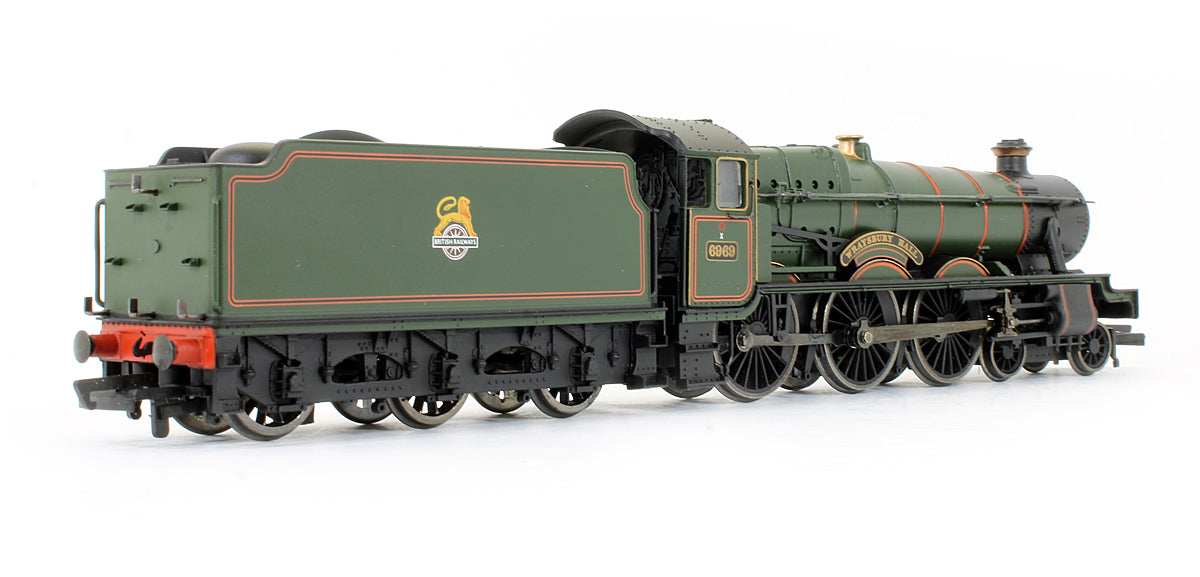 Pre-Owned Modified Hall 6969 'Wraysbury Hall' BR Green Early Emblem Steam Locomotive