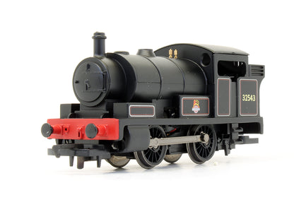 RailRoad BR Lined Black 0-4-0 No.32543 Steam Locomotive