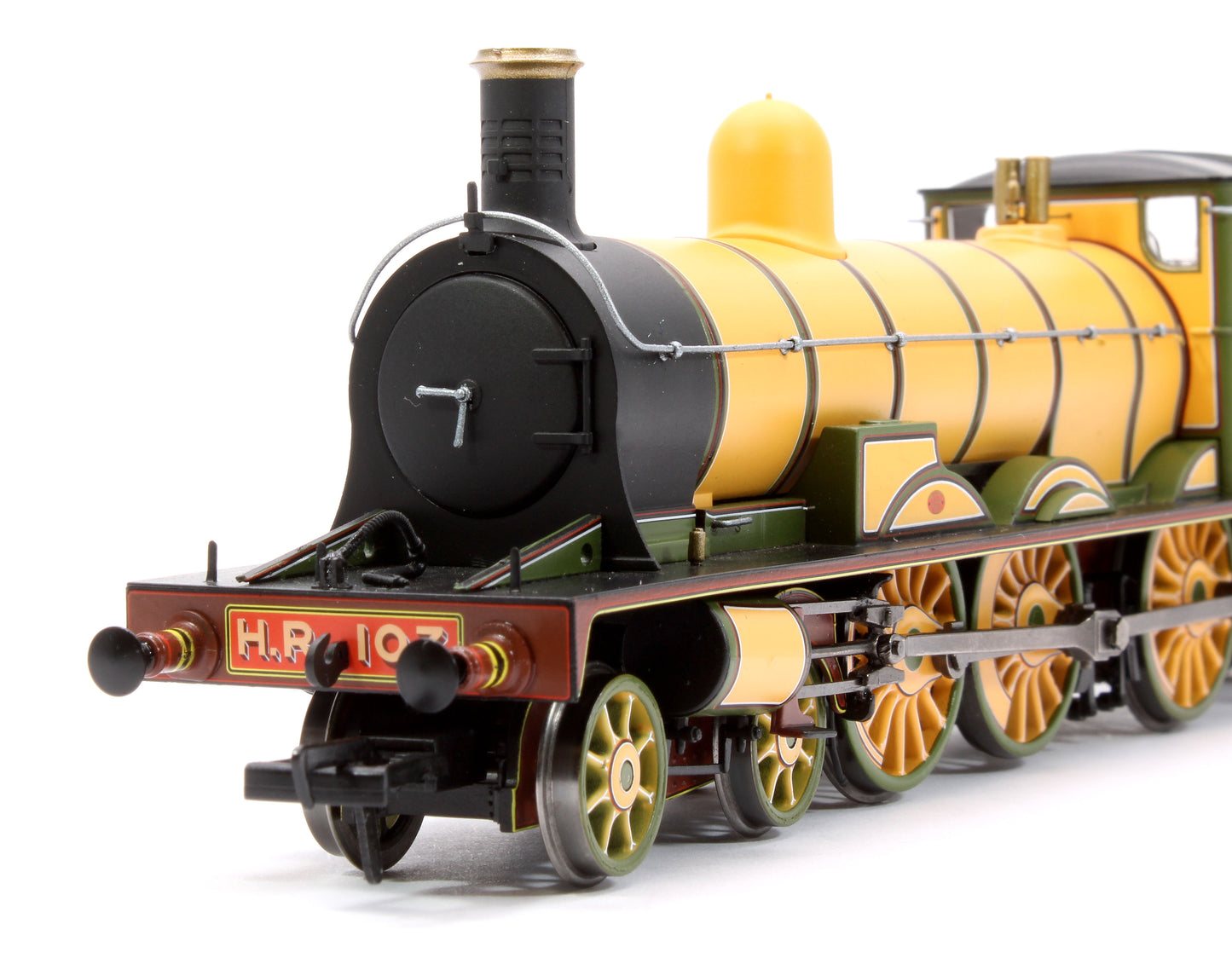 Highland Railways Jones Goods 4-6-0 Steam Locomotive No.103, HR yellow (1960s condition)