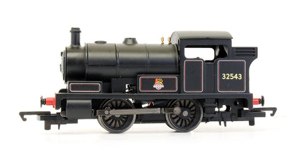 RailRoad BR Lined Black 0-4-0 No.32543 Steam Locomotive
