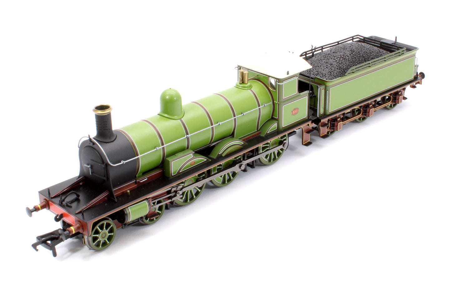 Highland Railways Jones Goods 4-6-0 Steam Locomotive No.106, HR light green (1890s condition) DCC Sound